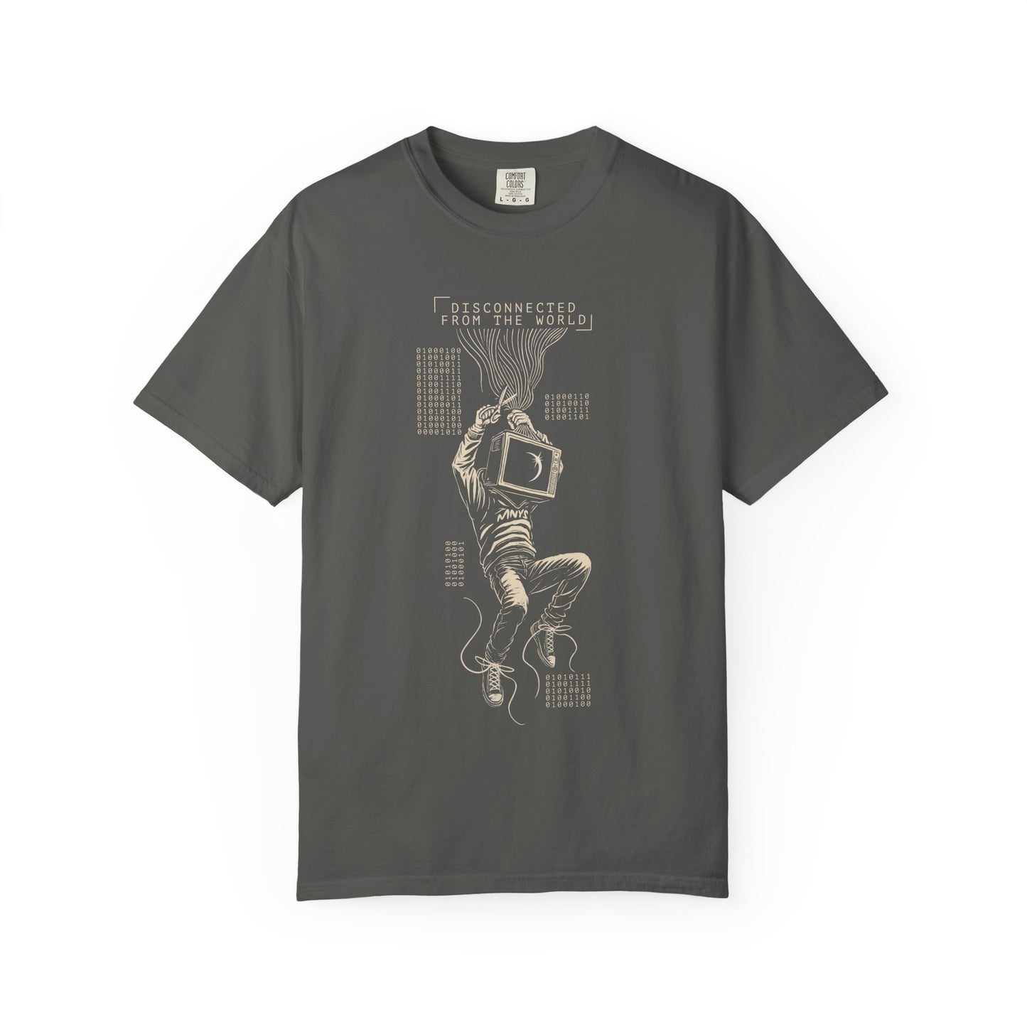 [DISCONNECTED FROM THE WORLD] | Comfort Colors 1717 Tee