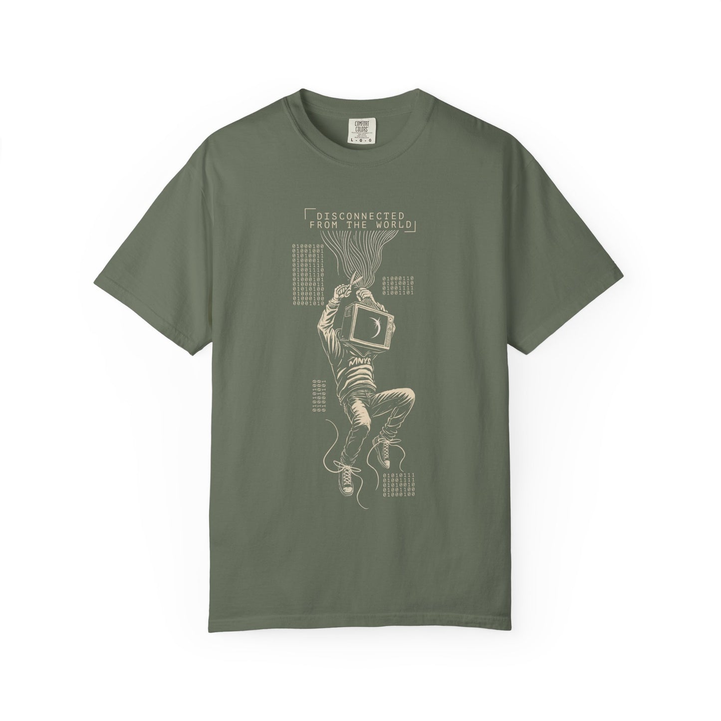 [DISCONNECTED FROM THE WORLD] | Comfort Colors 1717 Tee