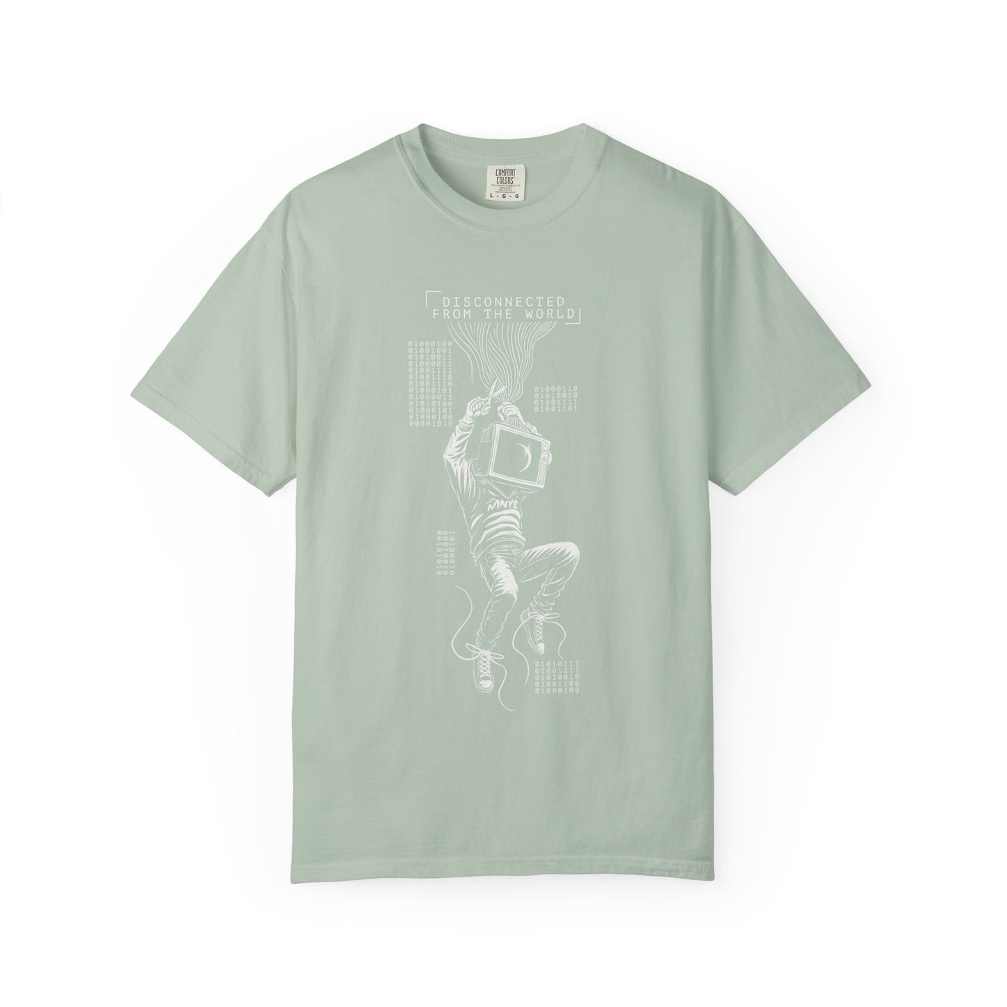 [DISCONNECTED FROM THE WORLD] | Comfort Colors 1717 Tee