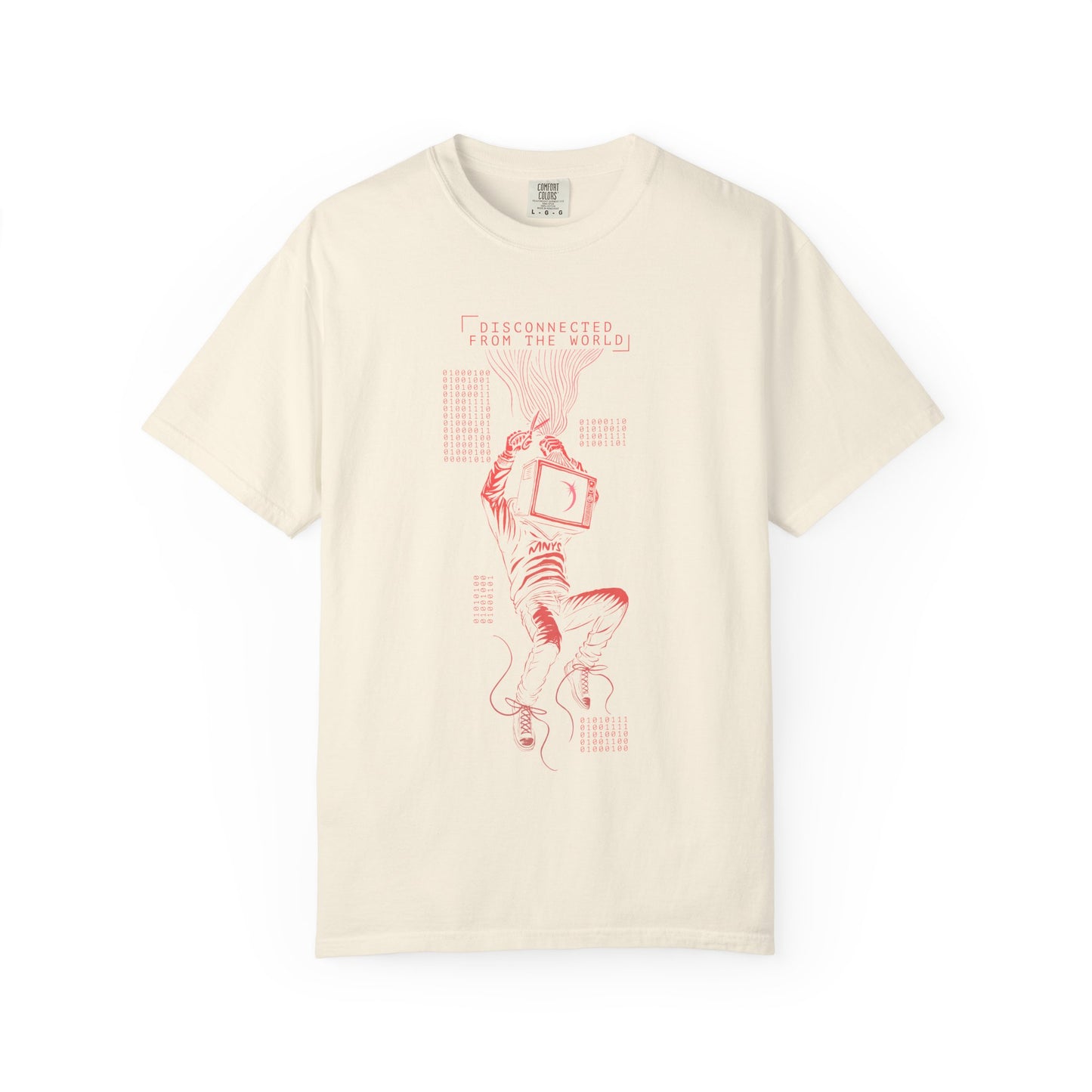 [DISCONNECTED FROM THE WORLD] | Comfort Colors 1717 Tee