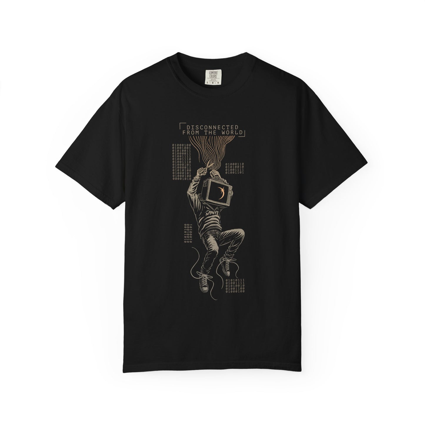 [DISCONNECTED FROM THE WORLD] | Comfort Colors 1717 Tee